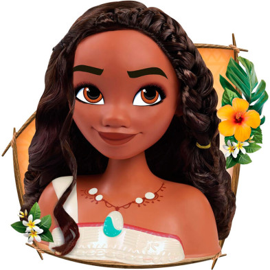 Busto peinados Vaiana Moana 2 Disney